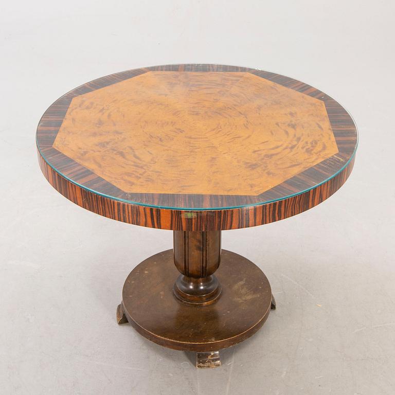 A 1930s wood table.