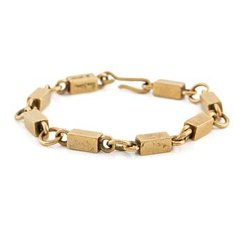 487. Wiwen Nilsson, a bracelet 18K gold, Lund 1963.