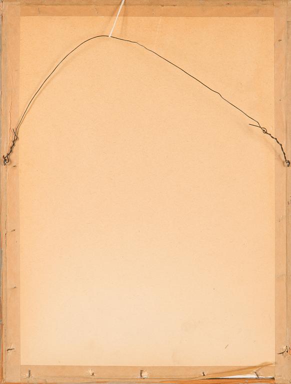 Aarno Karimo, gouache, signed.