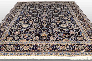 An carpet Keshan, ca 445 x 330 cm.