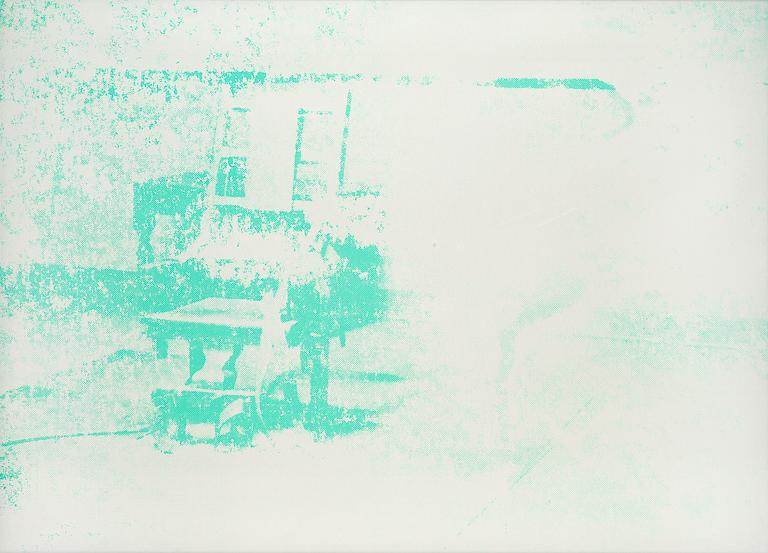 Andy Warhol, "Electric chair".