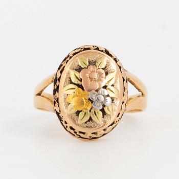 RING, 1896, 18K guld.