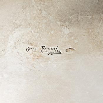 Terrin med lock, silver, rokokostil, Fratelli Broggi, Milano, Italien, 1900-tal.