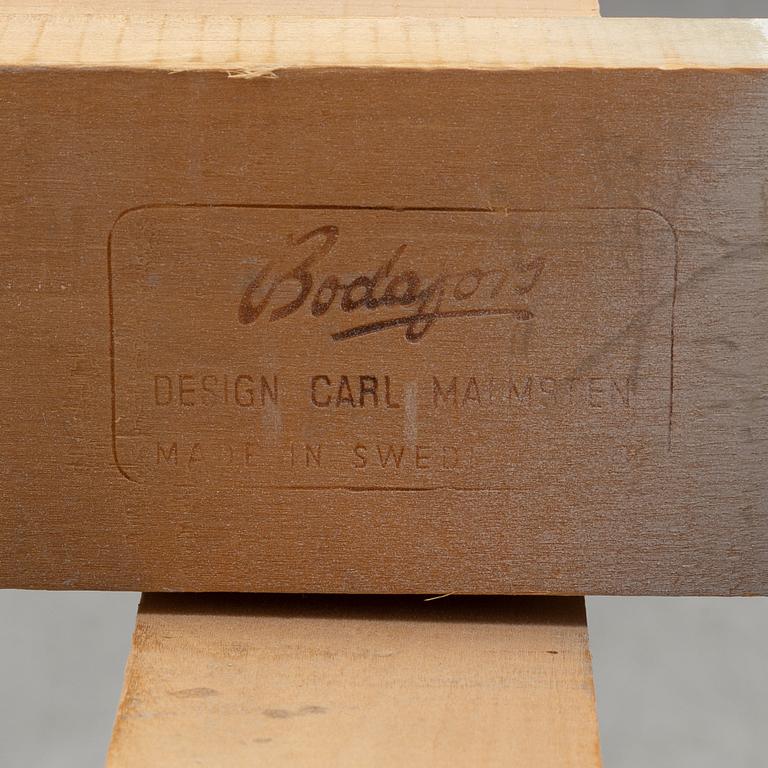 Carl Malmsten, a dining table and a set of six chairs, 'Herrgården' for Bodafors.