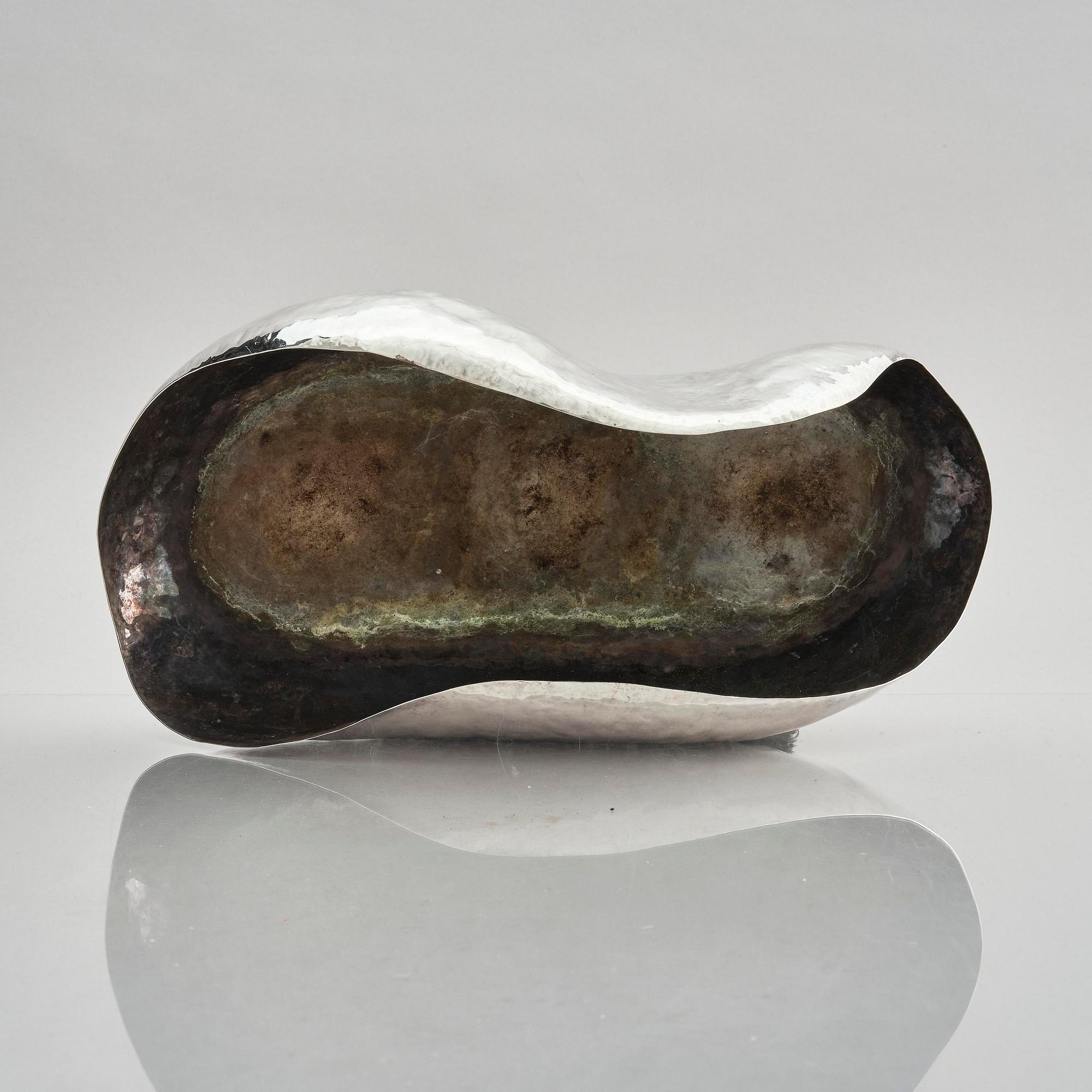 Jörgen Fruergaard, a sterling silver jardiniere/bowl, Norrköping, Sweden 1974.