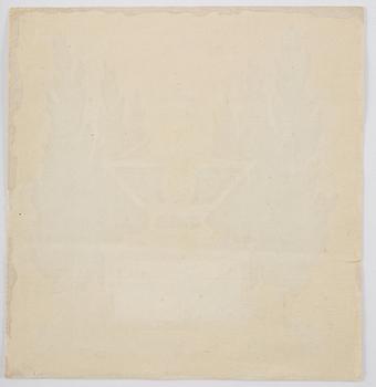 Gustaf III, inscribed, Grave monument.