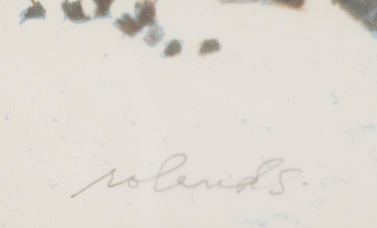 ROLAND SVENSSON, färglitografi, signerad, provtryck.