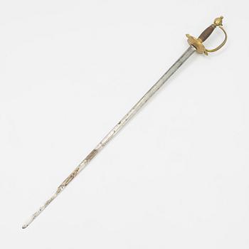 A Swedish infantry officer's sword, first half of the 19th Century.