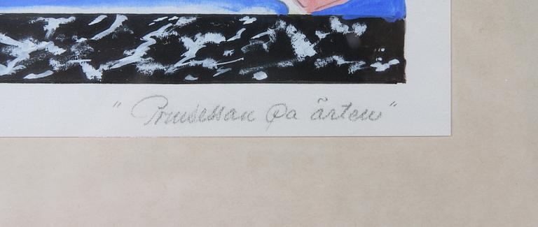 EINAR NERMAN, blandteknik, sign.
