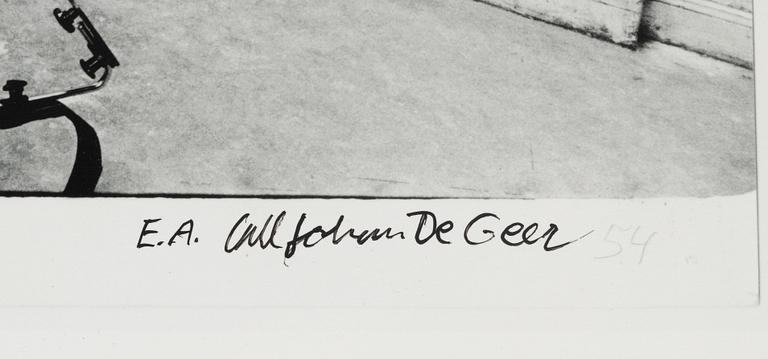 Carl Johan De Geer, "Tårtan 1972 Janos, Frasse and Hilding".