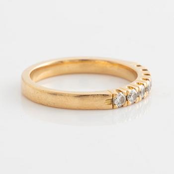 Ring, Jarl Sandin, alliance, 18K gold with brilliant-cut diamonds.