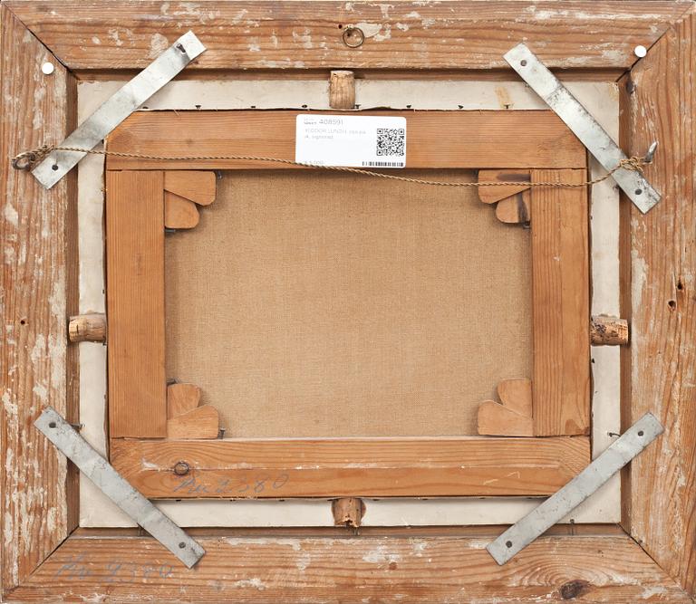 THEODOR LUNDH, olja på duk, signerad.