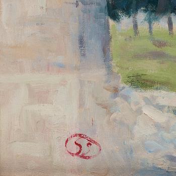 Sigrid Schauman, oil on canvas, signed with monogram.