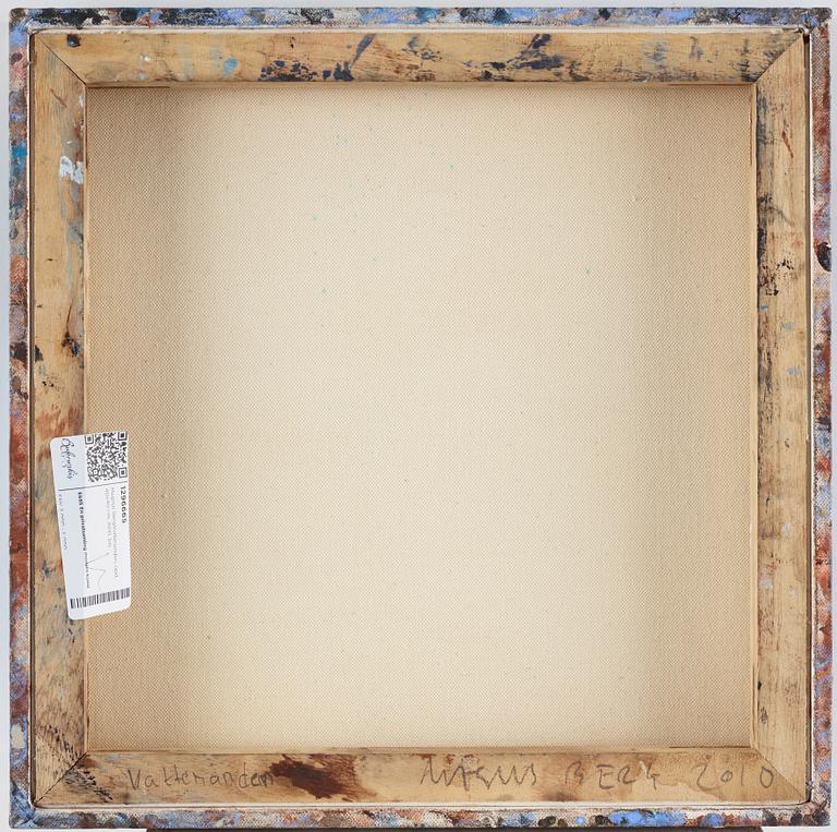 Magnus Berg, blandteknik på duk, signerad. Daterad 2010 a tergo.