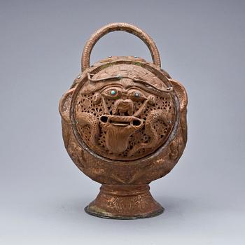 RÖKELSEKAR, koppar, sydostasien, 1900-tal.