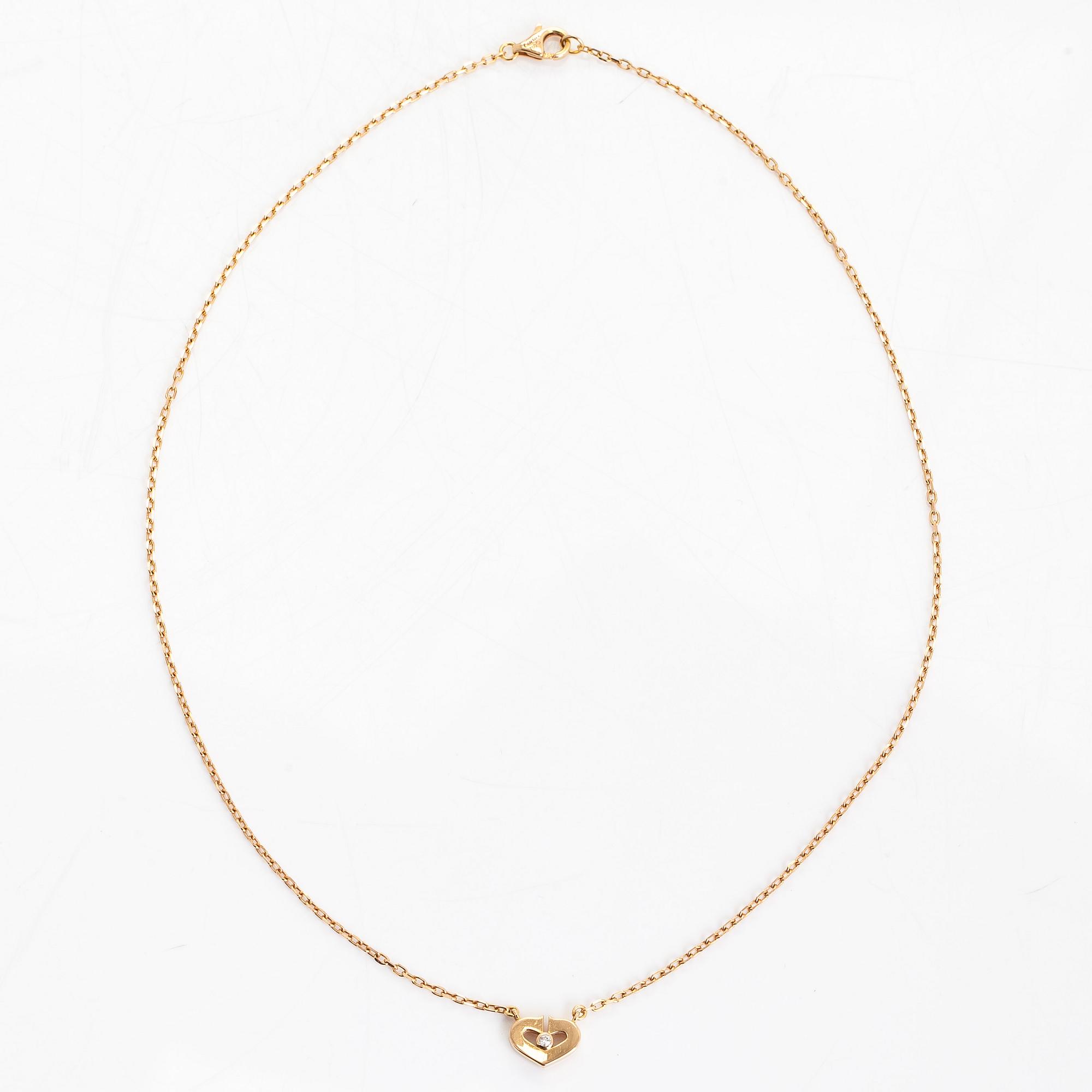 Cartier, kaulakoru, "C heart de Cartier", 18K kultaa.