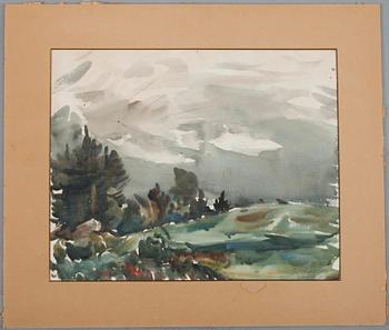 ILMARI AALTO, akvarell, sign. och dat. -19.