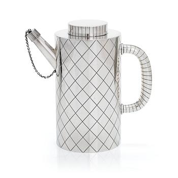 Sigvard Bernadotte, cocktailshaker, sterlingsilver, Firma Georg Jensen, Danmark efter 1945, modell 819 B.