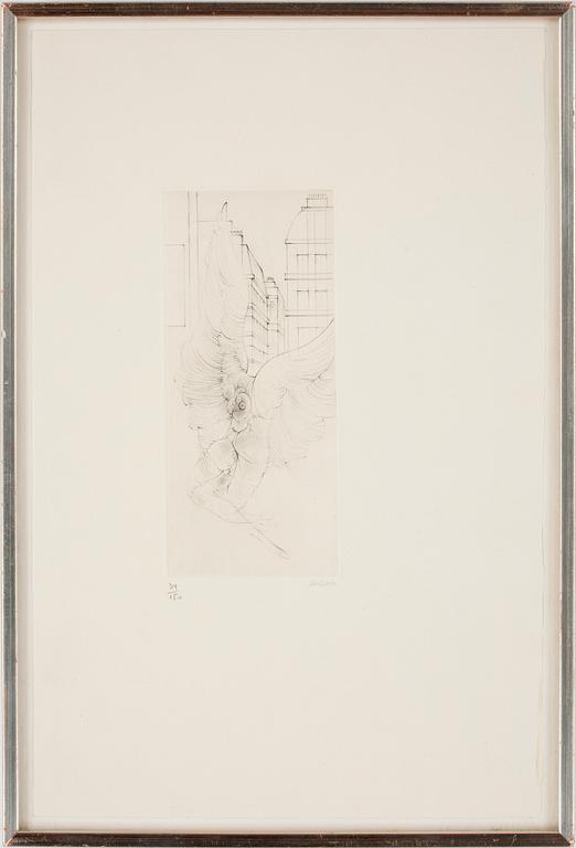 HANS BELLMER, etsning, sign och numr 34/150.