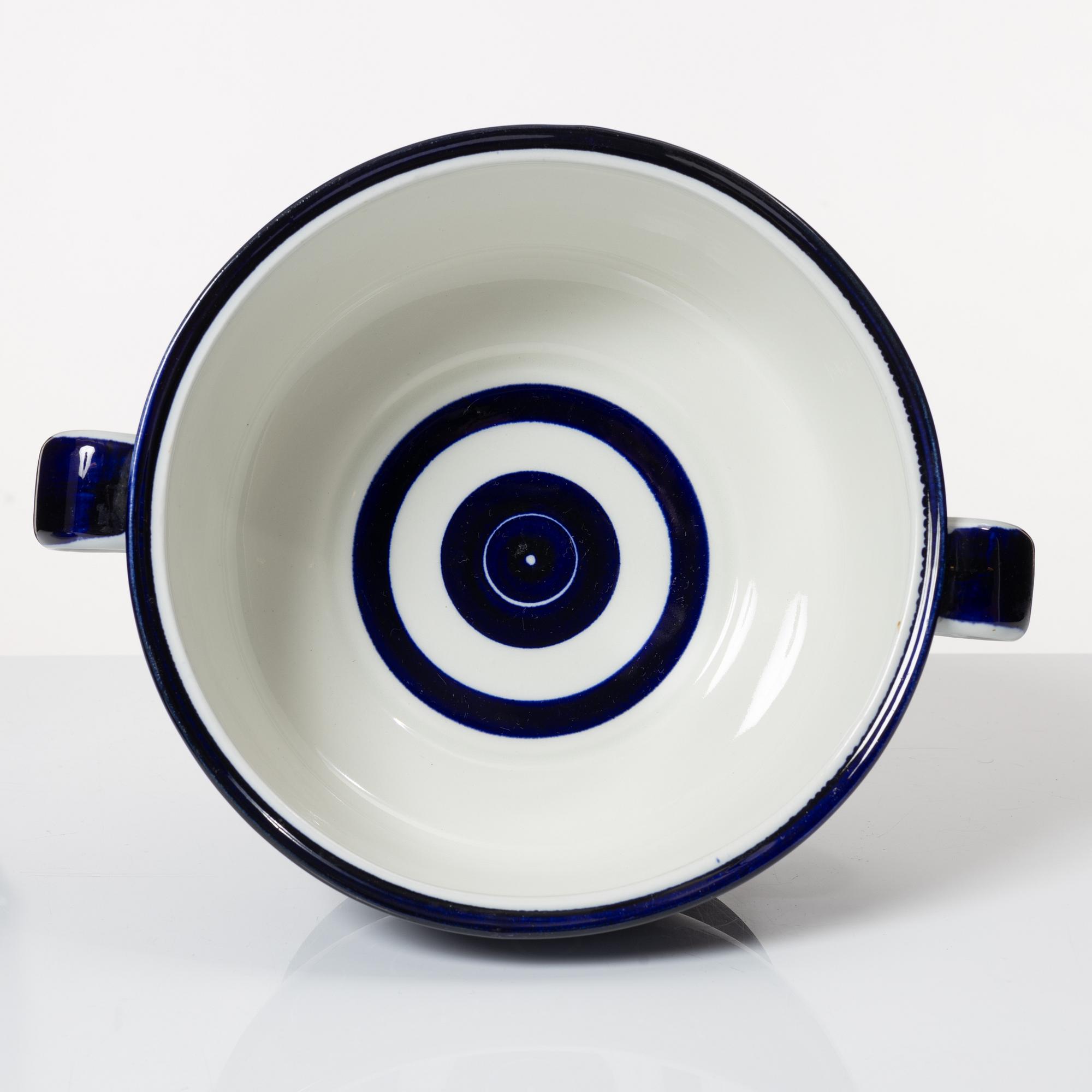 Ulla Procopé, terrin med lock, "Valencia", Arabia, Finland.