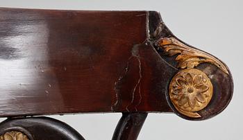 STOLAR, ett par, senempire, 1800-talets mitt.