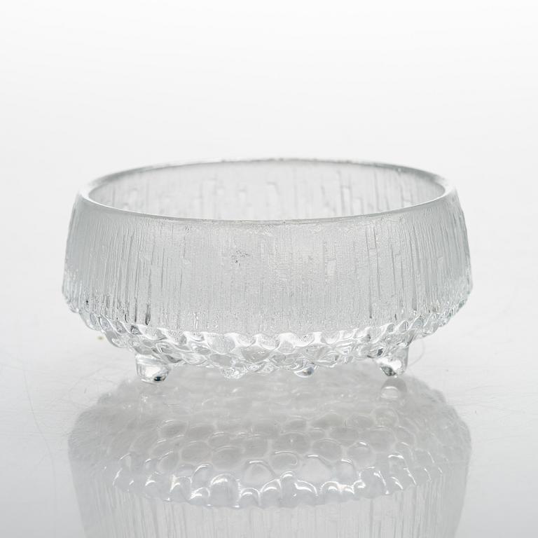 TAPIO WIRKKALA, A 'Lunaria' glass bowl and a set of seven 'Ultima Thule' dessert bowls for Iittala.