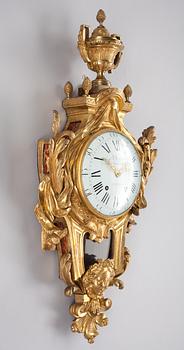 VÄGGPENDYL, av André Hessén. Frankrike, 1770/80-tal. Louis XVI.