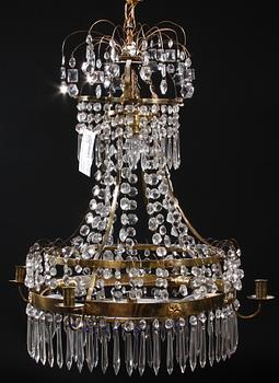 LJUSKRONA, sengustaviansk stil, 1800-tal. H 75.