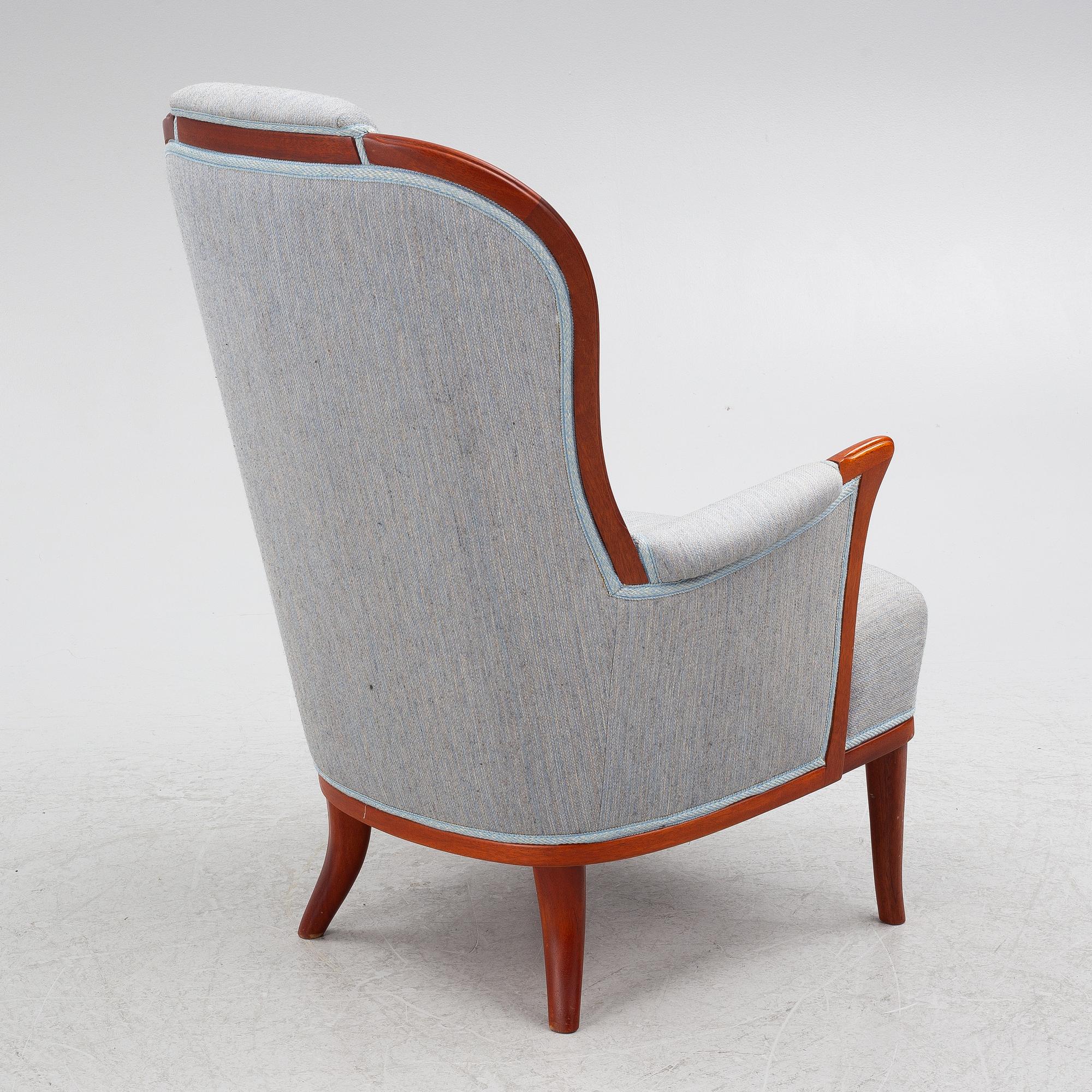 Carl Malmsten, armchair "Vår Fru", OH Sjögren, late 20th century.