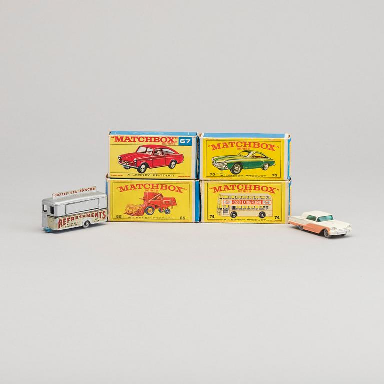 LESNEY MATCHBOX SERIES SIX CARS.