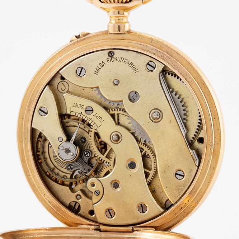 Halda, pocket watch, 40 mm.