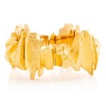 611C. Björn Weckström armband 18K guld "Björntand", för Lapponia.