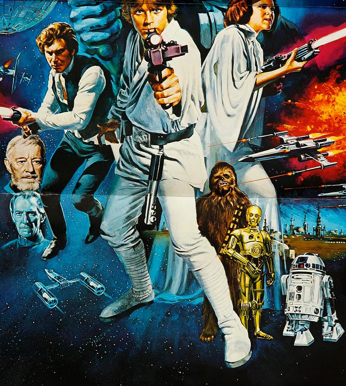 AFFISCH, Star Wars.