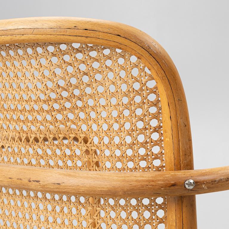 A matched pair of armchairs from Thonet, circa 1900 and late 20th Century.