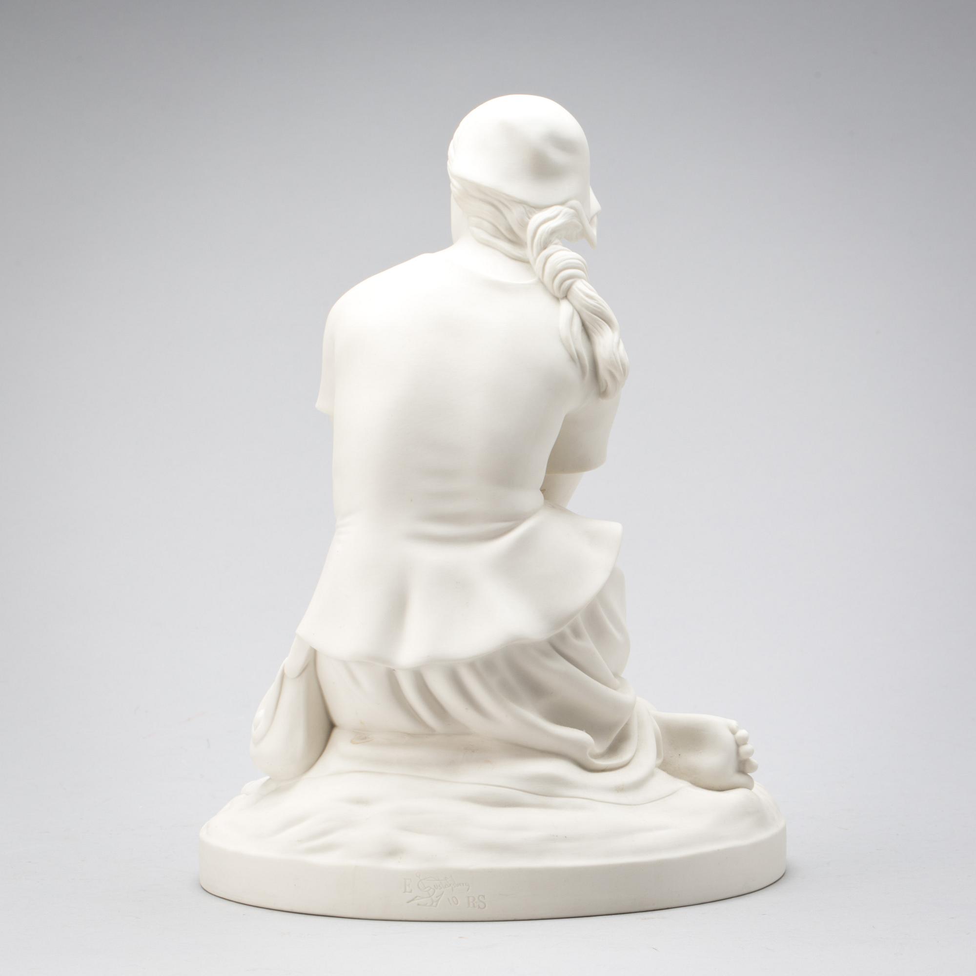 FIGURIN, parian. Gustafsberg 1910.