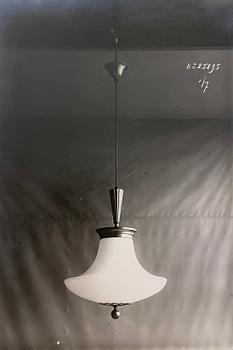 Erik Tidstrand, a rare Swedish Grace ceiling lamp model 25895, Nordiska Kompaniet, Sweden, 1920s.