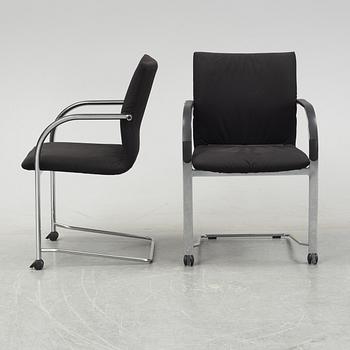 Burkhard Vogtherr, a set of five 'Independence' chairs for Fritz Hansen.
