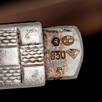 ARMLÄNK, silver importstämplat, omkring 1900-talets mitt. Vikt  14 g.