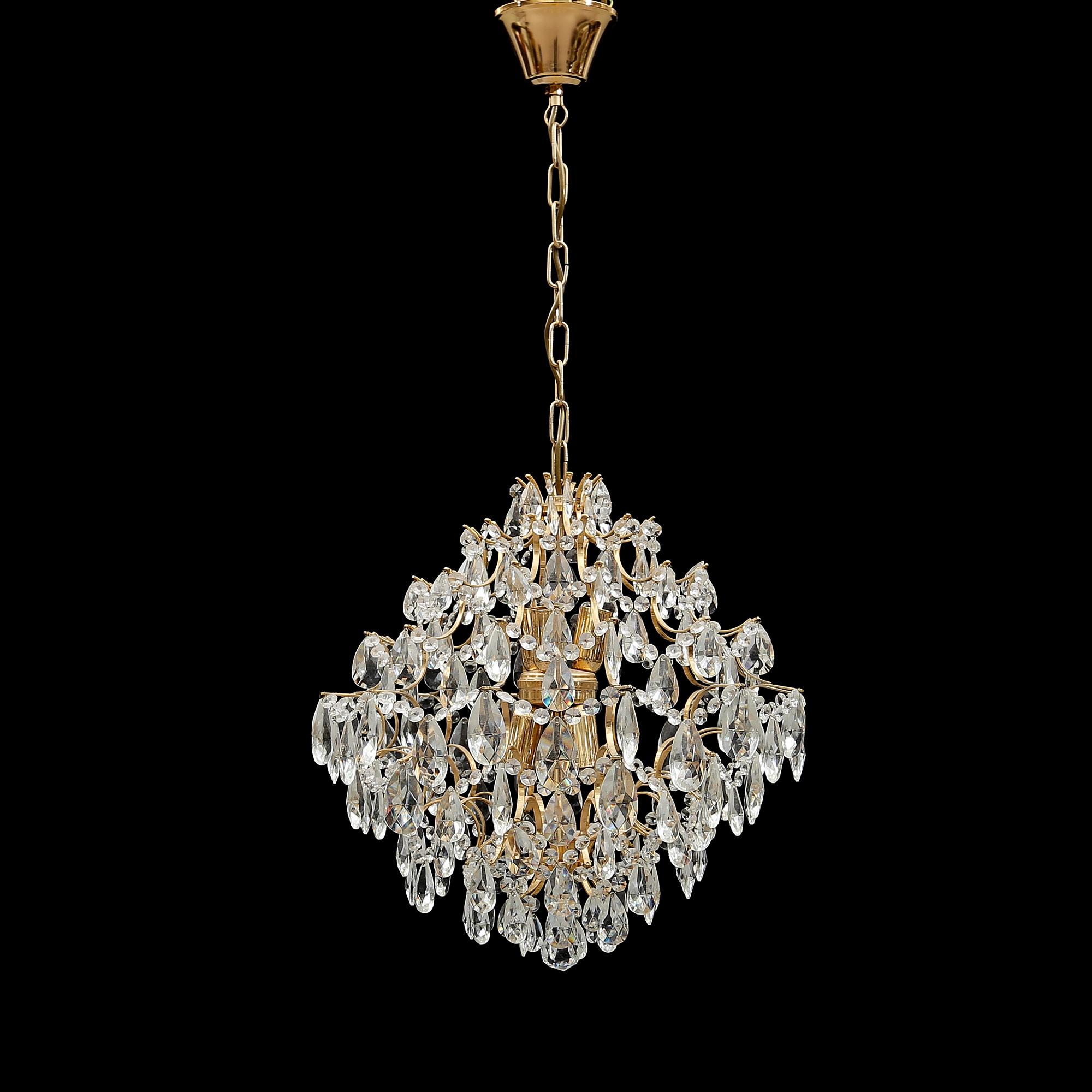 TAKLAMPA, sent 1900-tal. Höjd ca 50 cm.