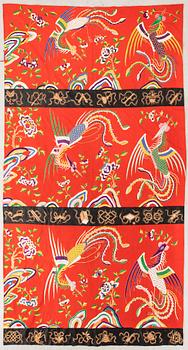 Väggbonad, Kina 1900-talets första hälft 320x180 cm.