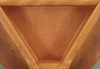 STOLAR, 4 st, "Hjertestolen" Hans J Wegner, Fritz Hansen, Danmark, 1950-tal.