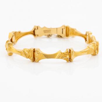 Björn Weckström, bracelet, 18K gold, for Lapponia, Finland 1994.