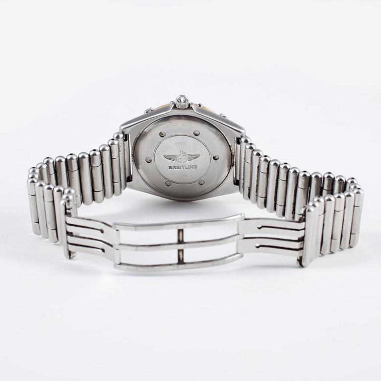 Breitling - Antares. Automatisk. Stål med guldvridringring. 40mm. 1990. ref 81970.