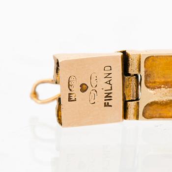 A BJÖRN WECKSTRÖM BRACELET, "Kultaköngäs", 14K gold. Lapponia 1969.