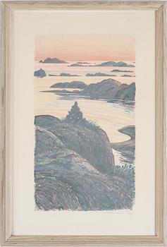 Roland Svensson · ROLAND SVENSSON, färglitografi. Signerad och numrerad 75/360.