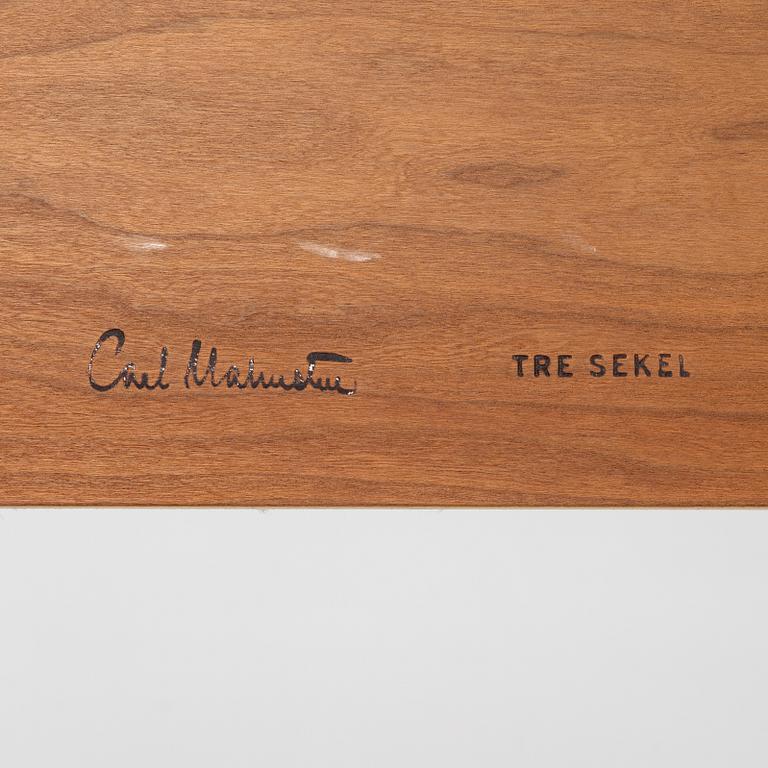 Carl Malmsten, Bed frame, 'Guldheden', Åfors Möbelfabrik, latter half of the 20th century.