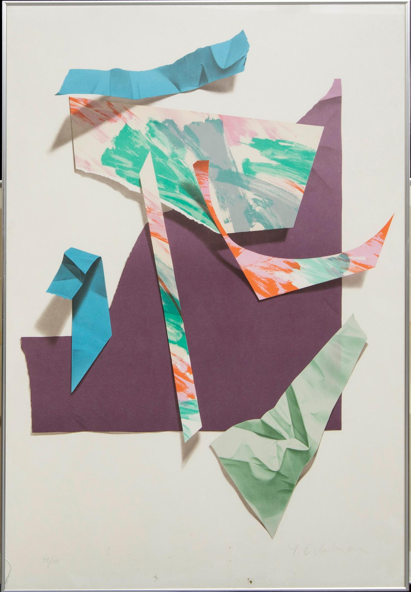 Yrjö Edelmann, a signed colour lithograph, 39/150.