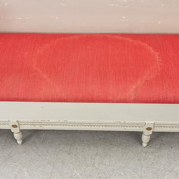 Sofa bed, late Gustavian style, 19th century.