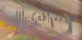 Albert Gebhard, The Farm Behind the Fence.