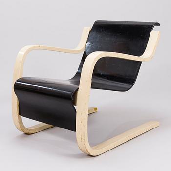 ALVAR AALTO, fåtölj, modell 31, O.Y. Huonekalu-ja Rakennustyötehdas A.B. 1930-talets mitt.